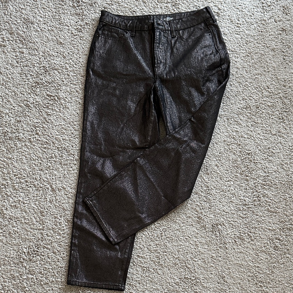 Old Navy Metallic Black Jeans